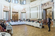 Konference v salonku zámku Liblice